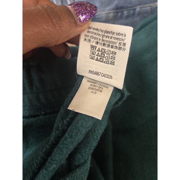 VICTORIA'S SECRET PINK EVERYDAY COMFY FLEECE SKINNY JOGGER LOGO, Green, Size L - Picture 6 of 6